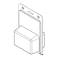Visipak Thermoform-CLAMSHELL-#282-7.000-5.000-2.594-3.625-2.875-0.020-CLEAR,  282TF - alternate 1